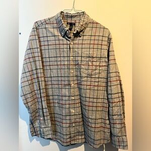 Gap Men’s Plaid Button Down Slim Fit Shirt